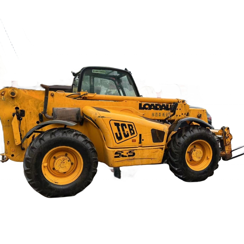 Χρησιμοποιούμενο ανεμοφόρο JCB 505 με κινητή τροχιά και άλλη χωρητικότητα κουβά