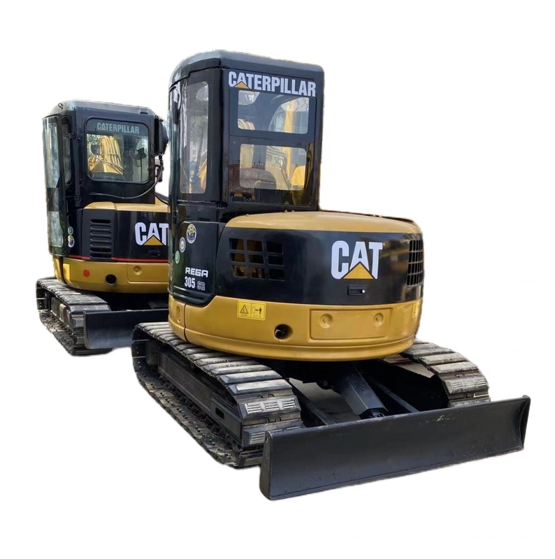 Χρησιμοποιούμενη μίνι σκάφτρα CAT305 με λειτουργικό βάρος 0,8 τόνων και υδραυλικό σύστημα