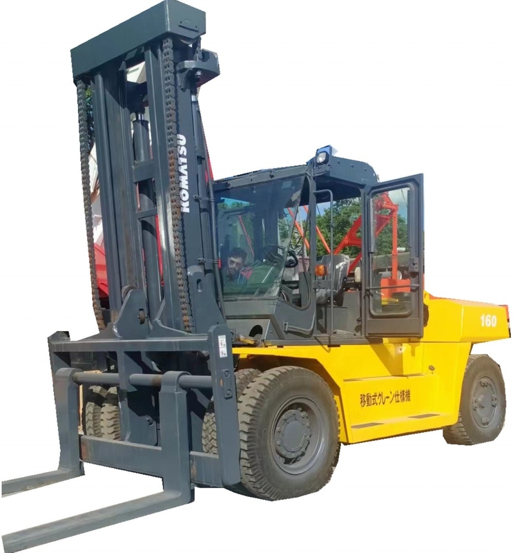 Χρησιμοποιούμενο Komatsu FD160 16TON πετρελαιοκίνητο φορτηγό με αρχικό υδραυλικό σύστημα σε καλή κατάσταση