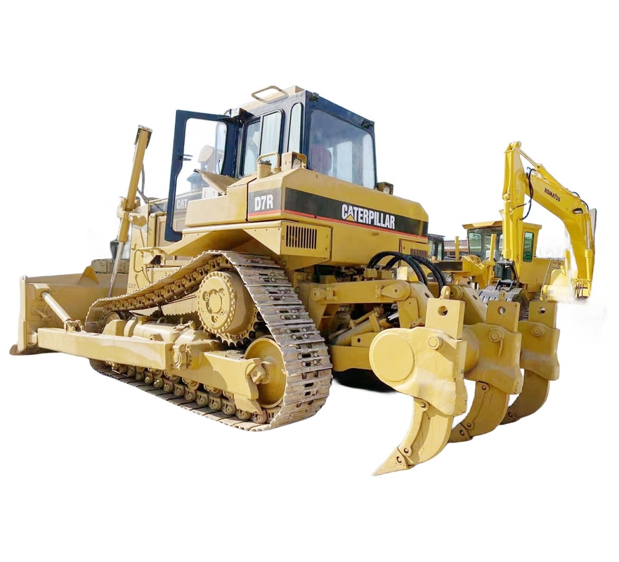 Χρησιμοποιημένη αρχική μπογιά Caterpillar D7R EPA μηχανή μπουλντόζα με χωρητικότητα κουβάς 3,6m3
