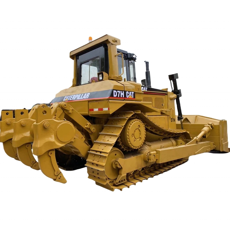 Ιαπωνία Αρχική Caterpillar D7H Χρησιμοποιημένη μπουλντόζα 15 τόνων με χωρητικότητα 4m3 στην Ιαπωνία