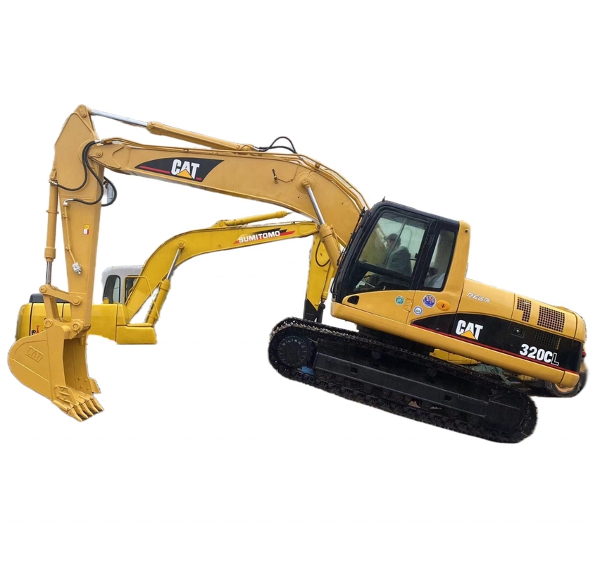Χρησιμοποιημένη μηχανή Ιαπωνίας EPA CAT320CL Υδραυλική εξορυκτική μηχανή Caterpillar 320C CAT320C Αρχική μπογιά