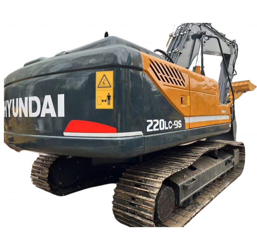 Χρησιμοποιήθηκε 22 τόνων Κορέα Robex220lc-9s EPA Μηχανή Hyundai 220 Excavator με πρωτότυπη μπογιά