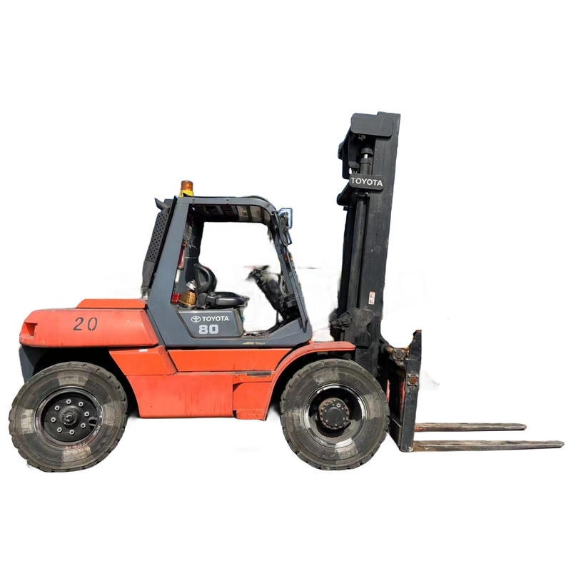 Καλή απόδοση Ιαπωνία πρωτότυπο TOYOTA FD80 8ton πετρελαιοκίνητο φορτηγό για αποθήκη