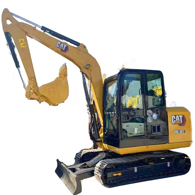 Μηχανή μεταφοράς γης Cat 305.5e2 Mini Caterpillar Excavator με πρωτότυπο κινητήρα CAT