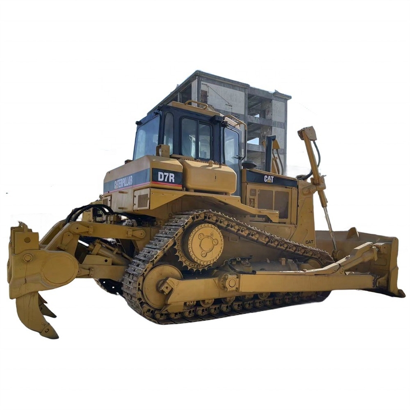 180kw μεταχειρισμένη Caterpillar Crawler Dozer Original CAT d7r μπουλντόζα με κατάστημα τροφίμων