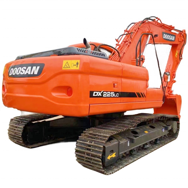 Doosan DX225LC Excavator 2023 Εργασιακό χαμηλό ωράριο Δεύτερο χέρι Υδραυλικό Crawler Digger