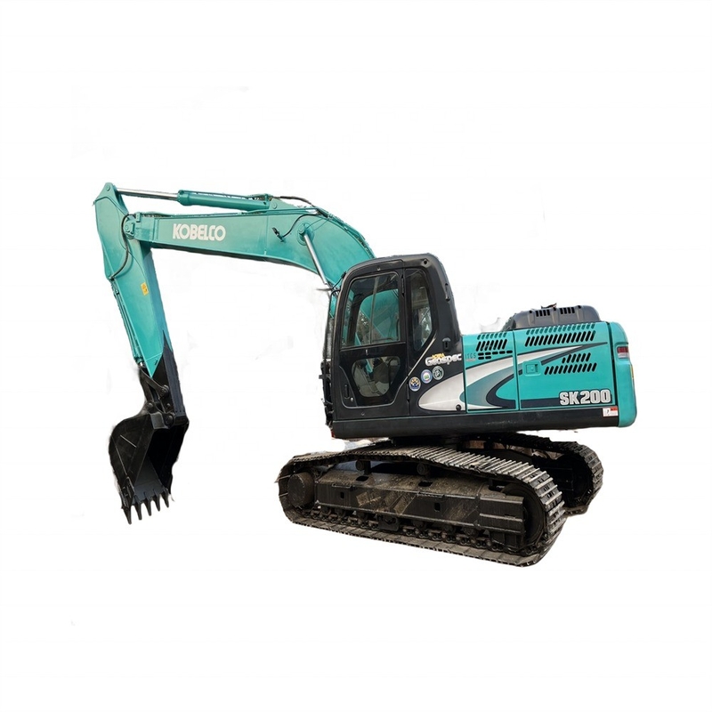 Χρησιμοποιούμενο Kobelco SK200-8 Εκσκαφέας 20 Τόνων Μηχανήματα Κατασκευής Χρησιμοποιούνται στην Ιαπωνία