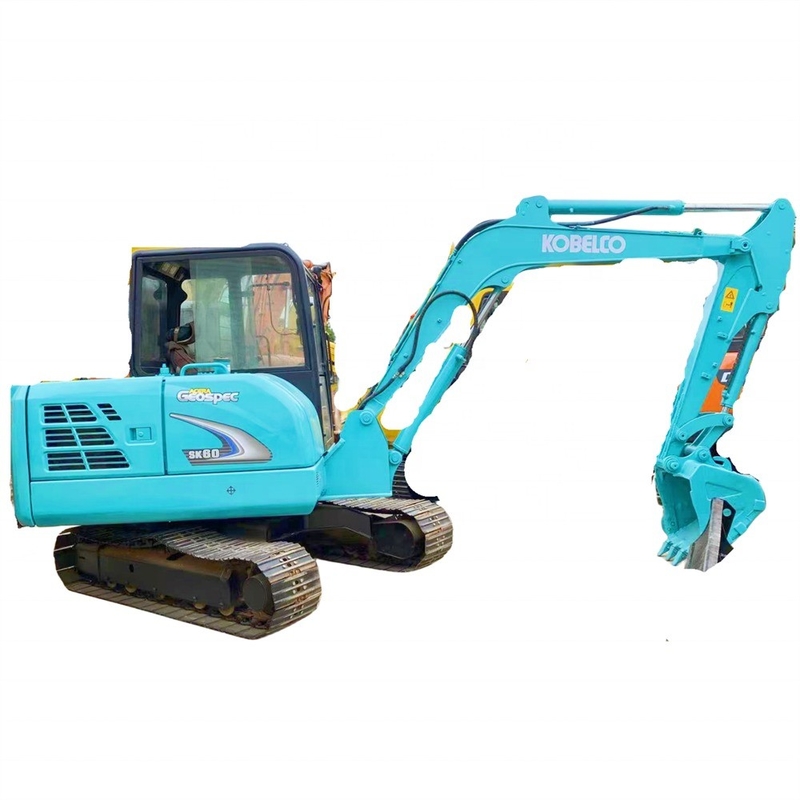 30kw Original Paint Kobelco SK60 Υδραυλικός Εξόρυξης 6 τόνων Mini Digger με λεπίδα