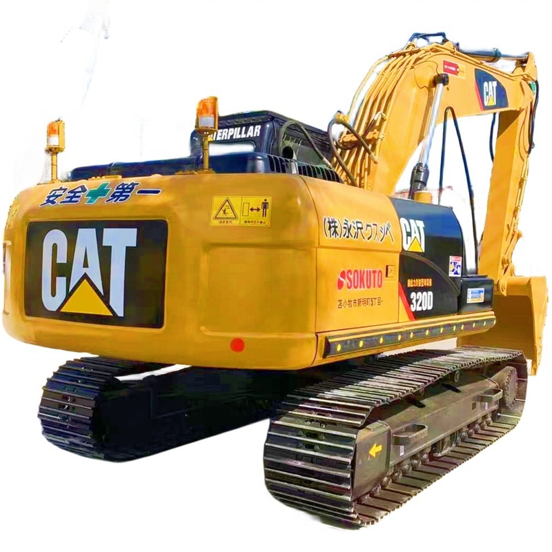 Χρησιμοποιούμενη μηχανή εκσκαφής Caterpillar Excavator CAT 320D Crawler Digger Machine Βάρος 20000 kg