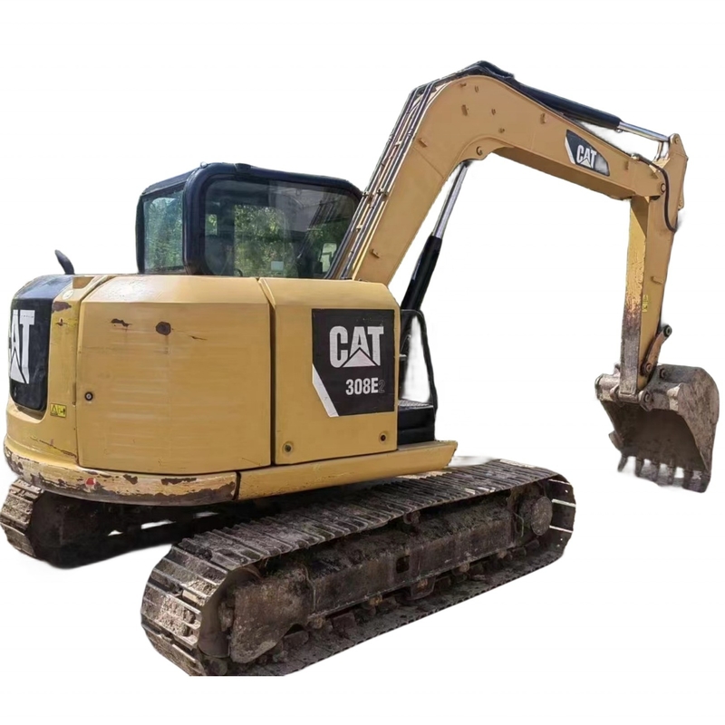 Έτος 2022 Χρησιμοποιούμενος εκσκαφέας Cat308E2 Crawler 8 τόνων λειτουργικό βάρος για κατασκευή
