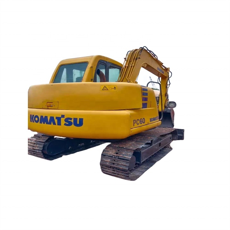 Χρησιμοποιούμενη εκσκαφέας PC60 Komatsu με καλό υδραυλικό σύστημα και πρωτότυπο κινητήρα της Ιαπωνίας