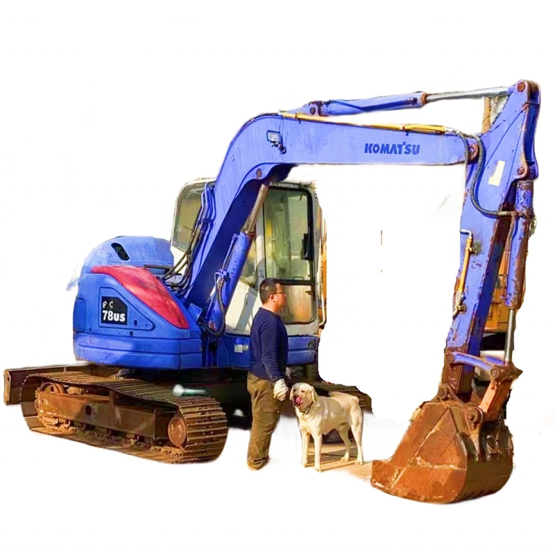 Κομάτσου PC78 Excavator 7.8TON Original Ιαπωνική Μηχανή Μετακίνησης Γης Μίνι Εκσκαφέας