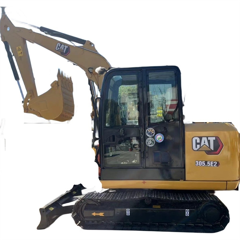 Κατηγορία 305.5E2 Εκσκαφέας Caterpillar 34kw Χρησιμοποιούμενος εκσκαφέας Crawler 0-2000 ώρες εργασίας