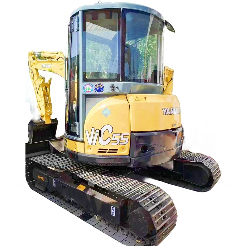 Εξαιρετική κατάσταση Yanmar VIC55 5.5ton Excavator Χρησιμοποιείται Mini Digger σε μηχανήματα VIC55