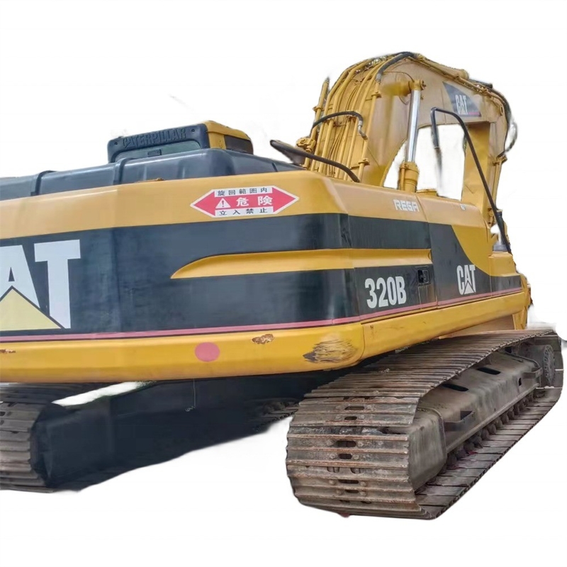 Φθηνή μεταχειρισμένη σκάφτρα CAT 320B με πρωτότυπο κινητήρα CAT και χαμηλές ώρες εργασίας