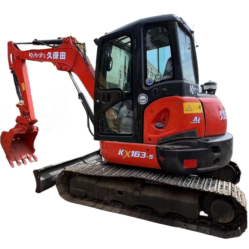 Ιαπωνία Original KUBOTA KX163 Mini Excavator 6ton Crawler κατασκευαστική μηχανή σε απόθεμα