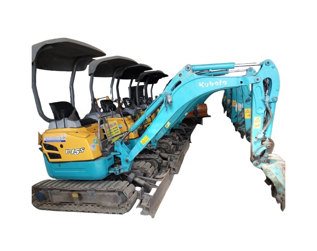Καλή απόδοση Μίνι εξορυκτής KUBOTA U15S 1.5TON Digger 6ton Original Ιαπωνία Crawler