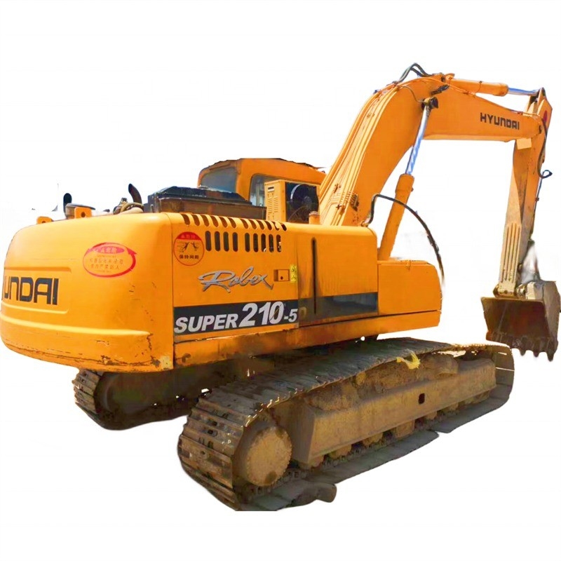 Δεύτερο χέρι 20 τόνων Hyundai 210-5 Excavator με 110KW ισχύ και άλλη υδραυλική βαλβίδα