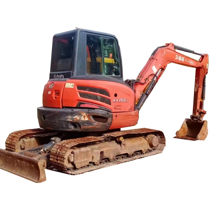 5 τόνων Excavator Crawlerl Ιαπωνία Kubota KX155-5 Χρησιμοποιούνται Excavators για τις ανάγκες της επιχείρησής σας