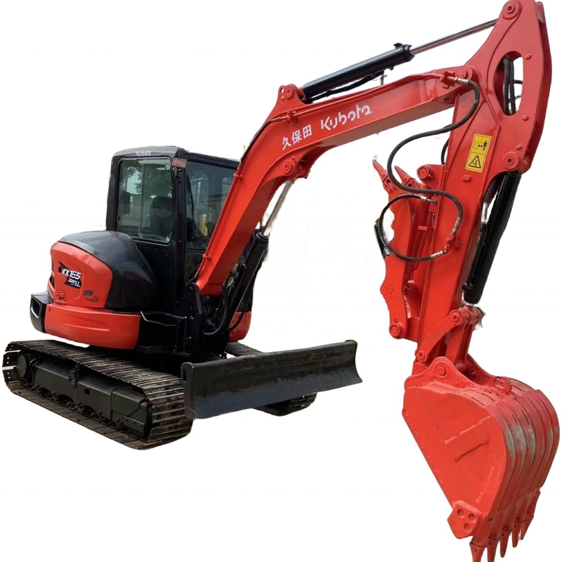 Χρησιμοποιούμενος εξορυκτής Kubota KX165-5 σε καλή κατάσταση, πρωτότυπη ιαπωνική κατασκευή, λειτουργικό βάρος 6 τόνων.