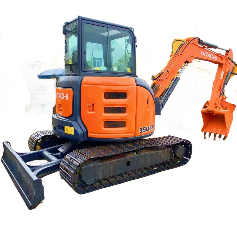 Υψηλή αποδοτικότητα εργασίας HITACHI ZX55USR Μίνι εξορυκτής 5,5 τόνων Χρησιμοποιούμενο λειτουργικό βάρος