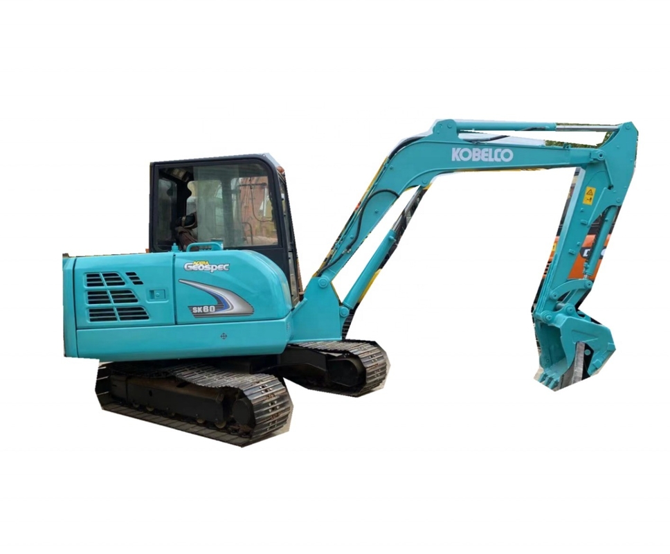 Χρησιμοποιούμενος εξορυκτής KOBELCO SK60 στη Σαγκάη μεταχειρισμένος εξορυκτής με χαμηλές ώρες εργασίας