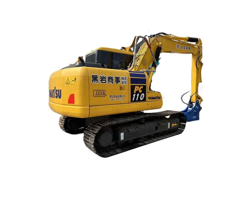 11000 KG Χρησιμοποιούμενος εξορυκτής Komatsu PC110 με κινητήρα EPA σε καλή κατάσταση από τη Σαγκάη