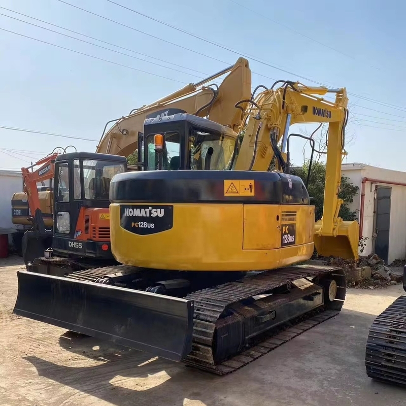 12000 KG Komatsu PC128 Εκσκαφέας Χρησιμοποιείται υδραυλικός αναρριχητικός σκάφτης για βαριές εργασίες