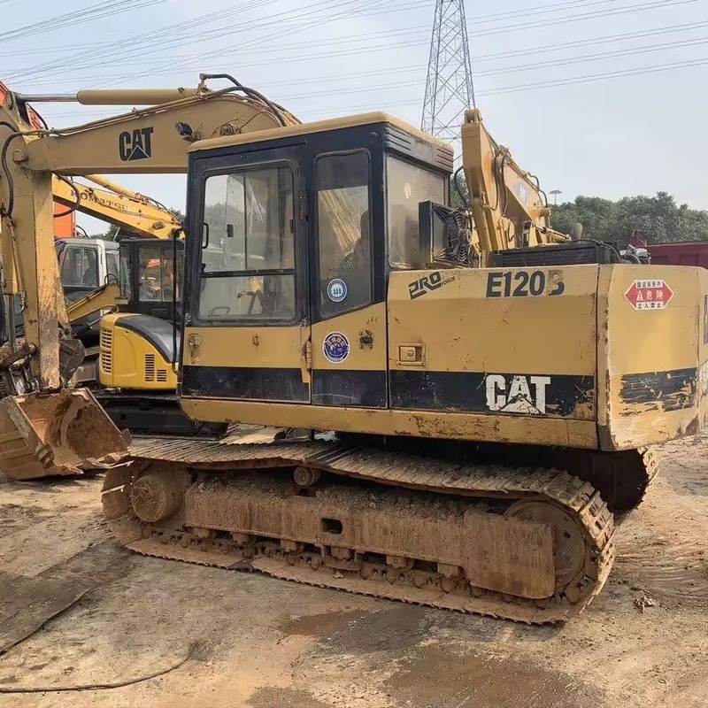 Κατώτερες ώρες εργασίας CAT E120B Excavator Crawler Used Good Condition Digger σε αποθέματα