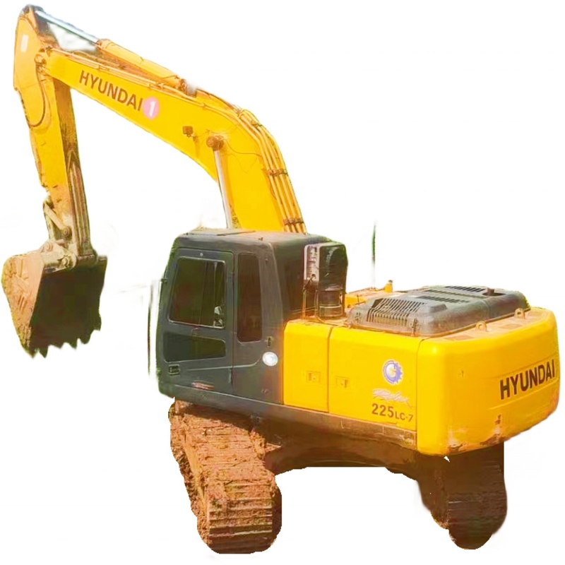 Καλή κατάσταση HYUNDAI 225LC-7 Εκσκαφέας μεταχειρισμένο για κατασκευές και γεωργία