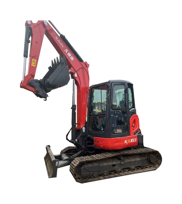33KW Μίνι Εκσκαφέας KUBOTA KX163 με Καλή Απόδοση και Λιγές ώρες Εργασίας στο απόθεμα
