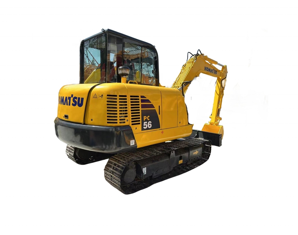 Χρησιμοποιούμενος εξορυκτής Komatsu PC56 PC60 PC35MR PC55MR Crawler Mini Digger σε καλή κατάσταση