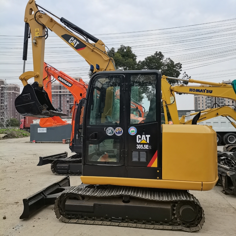 CAT305 Χρησιμοποιούμενος εξορυκτής εξορυκτής 5 τόνων με άλλο υδραυλικό κύλινδρο και κουβά