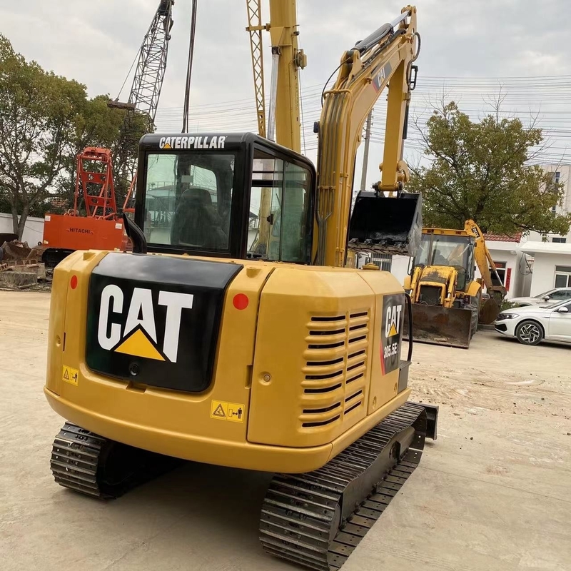 Καλή κατάσταση CAT 305.5E2 Μεταχειρισμένη εξορυκτική μηχανή με ισχύ 47kw και χαμηλή διάρκεια εργασίας