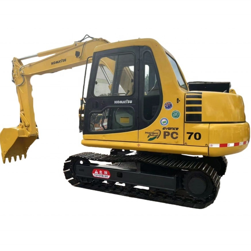 Χρησιμοποιούμενη εκσκαφέας PC70 Komatsu σε εξαιρετική κατάσταση με χωρητικότητα 0.38m3